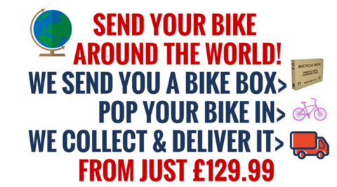 UK to Rest of World - With FREE Standard Bike Box